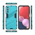 For Samsung Galaxy A14 5G Punk Armor 2 in 1 PC + TPU Shockproof Phone Case(Blue)