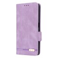 For OPPO A17 Magnetic Clasp Leather Phone Case(Purple)