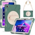 For Lenovo Tab M10 10.1 3rd Gen Silicone + PC Protective Tablet Case(Emerald)
