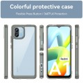 For Xiaomi Redmi A1 Colorful Series Acrylic + TPU Phone Case(Transparent Grey)