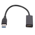 USB 3.0 to HDMI Converter Small Shell(Black)