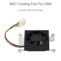 Waveshare Dedicated 3007 Cooling Fan for Raspberry Pi Compute Module 4 CM4, Power Supply:5V