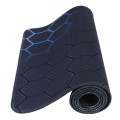 Anti-Slip Rubber Cloth Surface Game Mouse Mat Keyboard Pad, Size:60 x 30 x 0.2cm(Blue Honeycomb)
