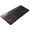 Anti-Slip Rubber Cloth Surface Game Mouse Mat Keyboard Pad, Size:80 x 30 x 0.2cm(Shortcut Keys)