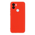 For Xiaomi Redmi A1+ / A2+ / Poco C50 Solid Color Liquid Silicone Shockproof Full Coverage Phone Cas