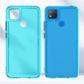For Xiaomi Redmi 9C NFC Candy Series TPU Phone Case(Transparent Blue)