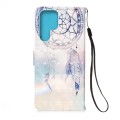 For Samsung Galaxy S23 Ultra 5G 3D Painting Horizontal Flip Leather Phone Case(Dream Wind Chimes)