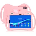For TCL 10 TabMax 4G 9295G Cartoon Silicone Shockproof Protective Tablet Case(Pink)