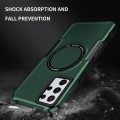For Samsung Galaxy S23+ 5G MagSafe Shockproof Armor Phone Case(Dark Green)