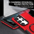 For Samsung Galaxy S23 Ultra 5G MagSafe Shockproof Armor Phone Case(Red)