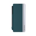 For Samsung Galaxy Z Fold3 5G Shockproof Full Coverage Leather Phone Case with Pen Slot(Green)