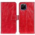 For Huawei Nova Y61 Retro Crazy Horse Texture Horizontal Flip Leather Phone Case(Red)