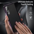 For Sony Xperia 5 IV HD Magnetic Metal Tempered Glass Phone Case(Purple)