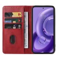 For Motorola Edge 30 Neo Magnetic Closure Leather Phone Case(Red)