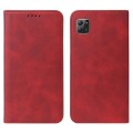For Infinix Hot 11 2022 Magnetic Closure Leather Phone Case(Red)