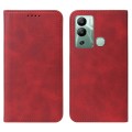 For Infinix Hot 12i Magnetic Closure Leather Phone Case(Red)