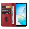 For Infinix Hot 12i Magnetic Closure Leather Phone Case(Red)