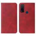 For TCL 20 R 5G Magnetic Closure Leather Phone Case(Red)
