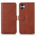 For Samsung Galaxy A04E Cow Texture Leather Phone Case(Brown)