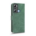 For Infinix Hot 20i Skin Feel Magnetic Flip Leather Phone Case(Green)