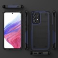 For Samsung Galaxy A53 5G PC + TPU Shockproof Protective Phone Case(Blue+Black)