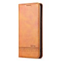 For Xiaomi 12T / 12T Pro / Redmi K50 Ultra AZNS Magnetic Calf Texture Flip Leather Phone Case(Light