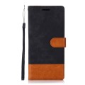 For Samsung Galaxy A32 4G Splicing Leather Phone Case(Black)