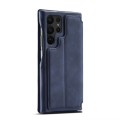 For Samsung Galaxy S23 Ultra 5G LC.IMEEKE Hon Ancient Series Horizontal Flip Leather Phone Case(Blue