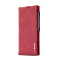 For Samsung Galaxy S23 Ultra 5G LC.IMEEKE Hon Ancient Series Horizontal Flip Leather Phone Case(Red)