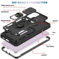 For Samsung Galaxy A33 5G Sliding Camera Cover TPU + PC Phone Case(Black+Black)