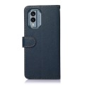 For Nokia X30 5G KHAZNEH Litchi Texture Leather RFID Phone Case(Blue)