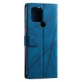 For Xiaomi Redmi A1+ Skin Feel Splicing Leather Phone Case(Blue)