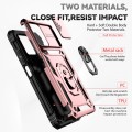 For Xiaomi Redmi Note 11T Pro Sliding Camshield Holder Phone Case(Rose Gold)