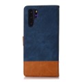 For Huawei P30 Pro Splicing Leather Phone Case(Dark Blue)