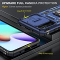 For Xiaomi Redmi 10 Armor PC + TPU Camera Shield Phone Case(Navy Blue)