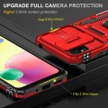For Xiaomi Redmi 9C / 10A Armor PC + TPU Camera Shield Phone Case(Red)