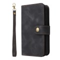 For Samsung Galaxy A71 4G Multifunctional Card Slot Zipper Wallet Leather Phone Case(Black)