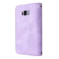 For Samsung Galaxy S8 Multifunctional Card Slot Zipper Wallet Leather Phone Case(Purple)