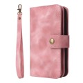 For Samsung Galaxy S9+ Multifunctional Card Slot Zipper Wallet Leather Phone Case(Rose Gold)