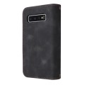 For Samsung Galaxy S10+ Multifunctional Card Slot Zipper Wallet Leather Phone Case(Black)