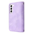 For Samsung Galaxy S21+ 5G Multifunctional Card Slot Zipper Wallet Leather Phone Case(Purple)