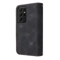 For Samsung Galaxy S21 Ultra 5G Multifunctional Card Slot Zipper Wallet Leather Phone Case(Black)
