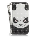 For Samsung Galaxy S23+ 5G 3D Colored Pattern Flip Leather Phone Case(Angry Bear)