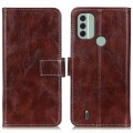 For Nokia C31 Retro Crazy Horse Texture Horizontal Flip Leather Phone Case(Brown)
