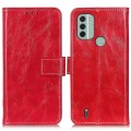 For Nokia C31 Retro Crazy Horse Texture Horizontal Flip Leather Phone Case(Red)