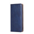 For Samsung Galaxy A04E Gloss Oil Solid Color Magnetic Leather Phone Case(Blue)