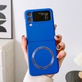 For Samsung Galaxy Z Flip3 5G Skin Feel MagSafe Magnetic Phone Case(Royal Blue)