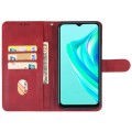 For Infinix Hot 20i Leather Phone Case(Red)