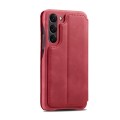 For Samsung Galaxy S23 5G LC.IMEEKE Hon Ancient Series Flip Leather Phone Case(Red)