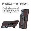 For OPPO A17 Armor Warrior Shockproof PC + TPU Phone Case(Brown)
